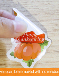 Thanksgiving Stickers for Kids 8 Sheets Thanksgiving Day Party Supply Classroom Reward

