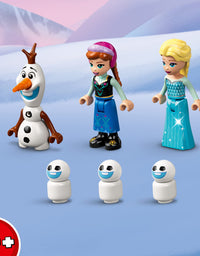 LEGO Disney Anna and Elsa’s Frozen Wonderland 43194 Building Kit; A Cool Construction Toy That Boosts Creative Fun; New 2021 (154 Pieces)
