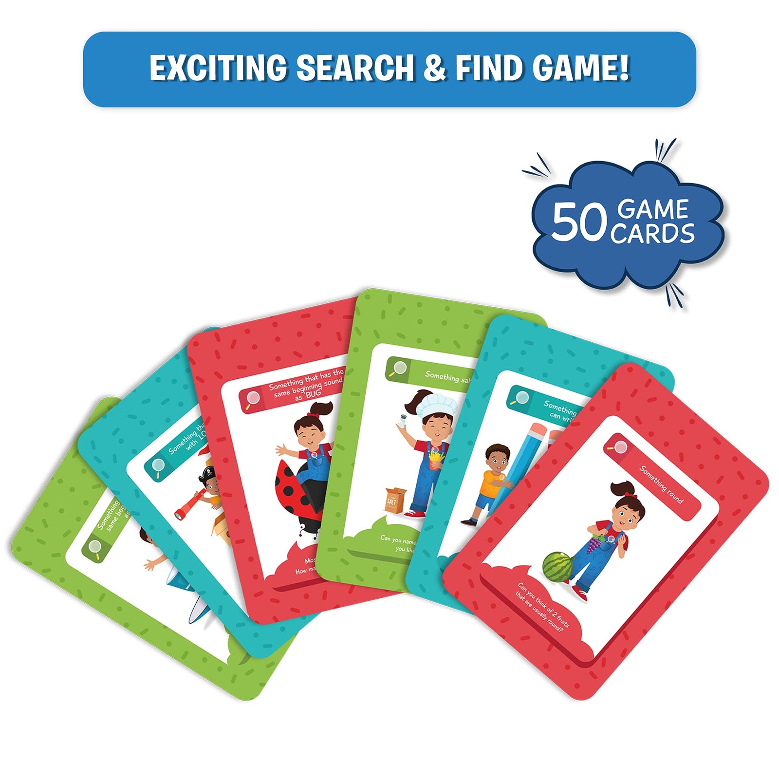 Skillmatics Card Game : Found It Indoor Edition | Super Fun Family Game | Smart Scavenger Hunt | Gifts for Ages 4-7
