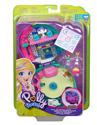 Polly Pocket Pocket World Lil’ Ladybug Garden Compact with Fun Reveals, Micro Polly and Lila Dolls, Wheelbarrow with Flowers and Sticker Sheet for Ages 4 and Up [Amazon Exclusive]
