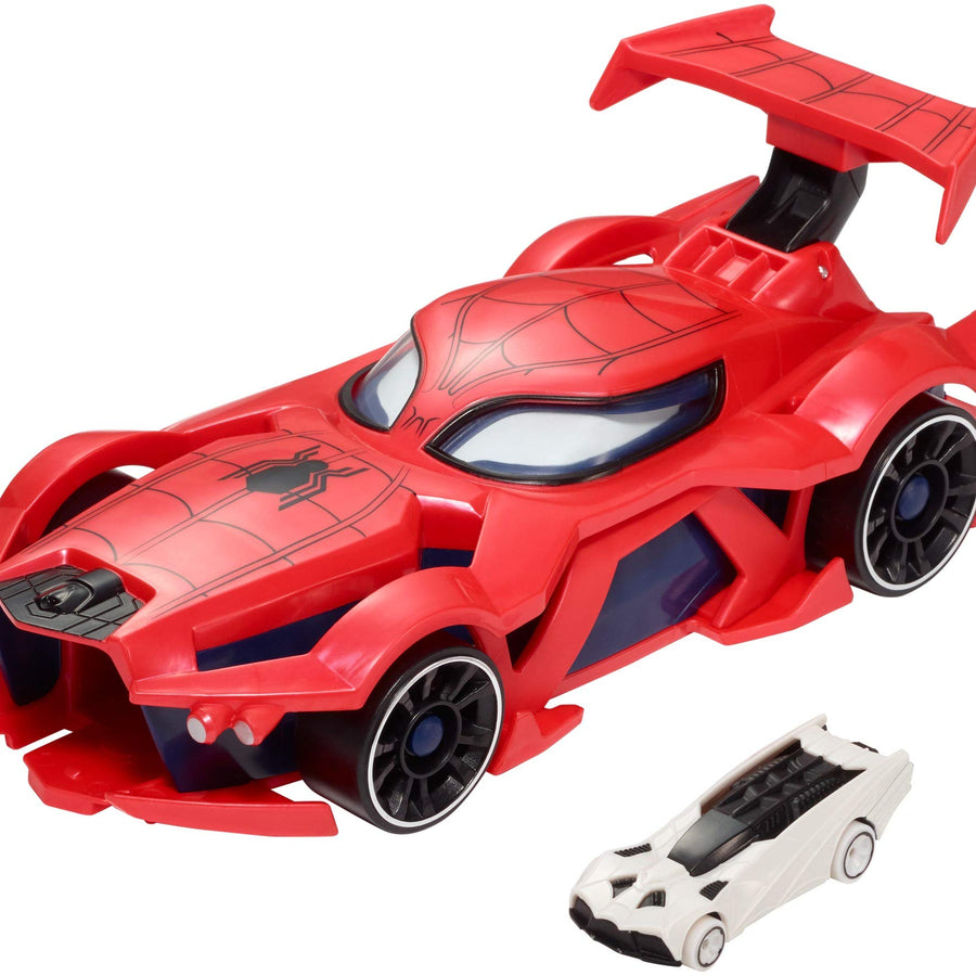 Marvel Hot Wheels Spider-Man Web-Car Launcher [Amazon Exclusive]