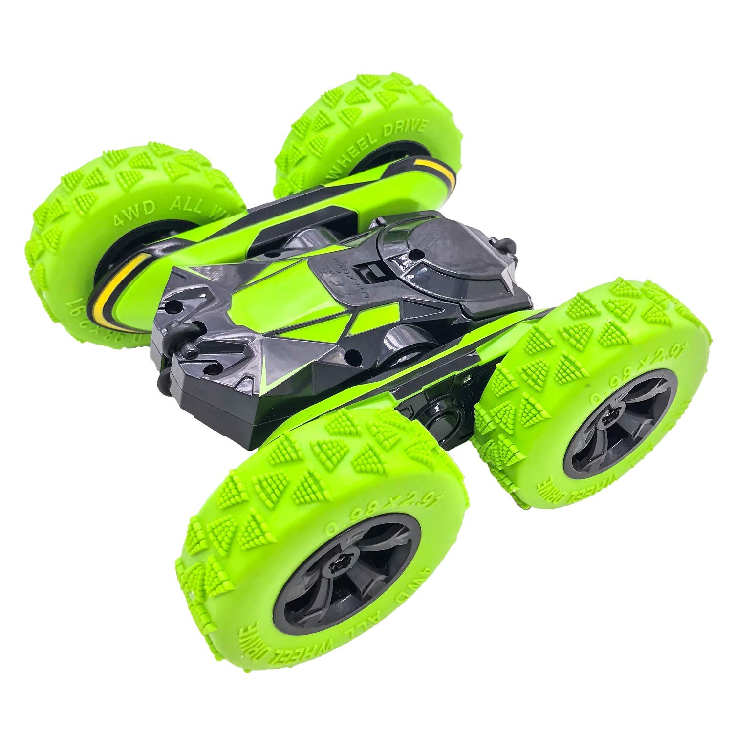 Threeking RC Cars Stunt car Remote Control Car Double Sided 360° Flips Rotating 4WD Outdoor Indoor car Toy Present Gift for Boys/Girls Ages 6+