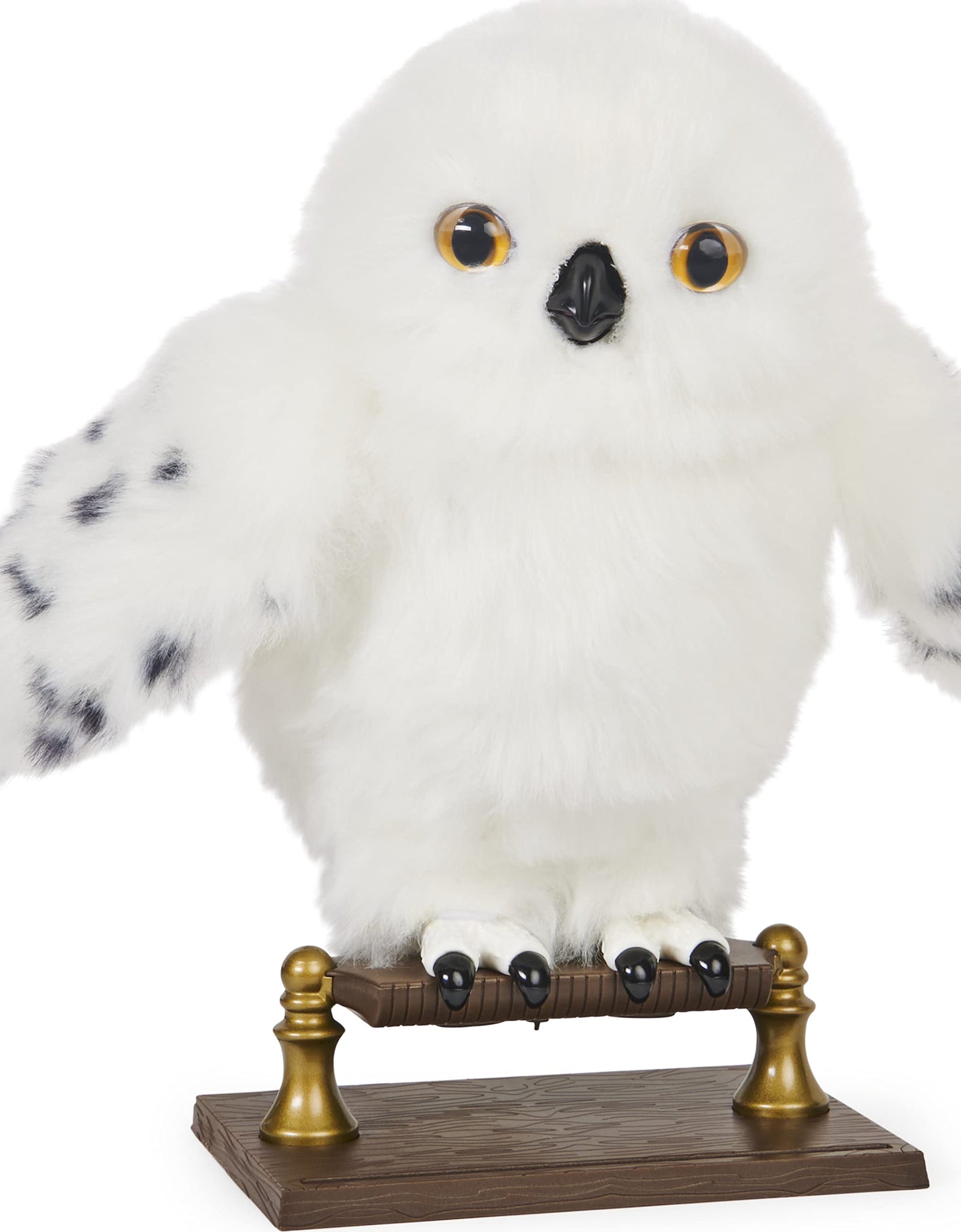 Wizarding World Harry Potter, Enchanting Hedwig Interactive Owl with Over 15 Sounds and Movements and Hogwarts Envelope, Kids Toys for Ages 5 and up, Multicolor