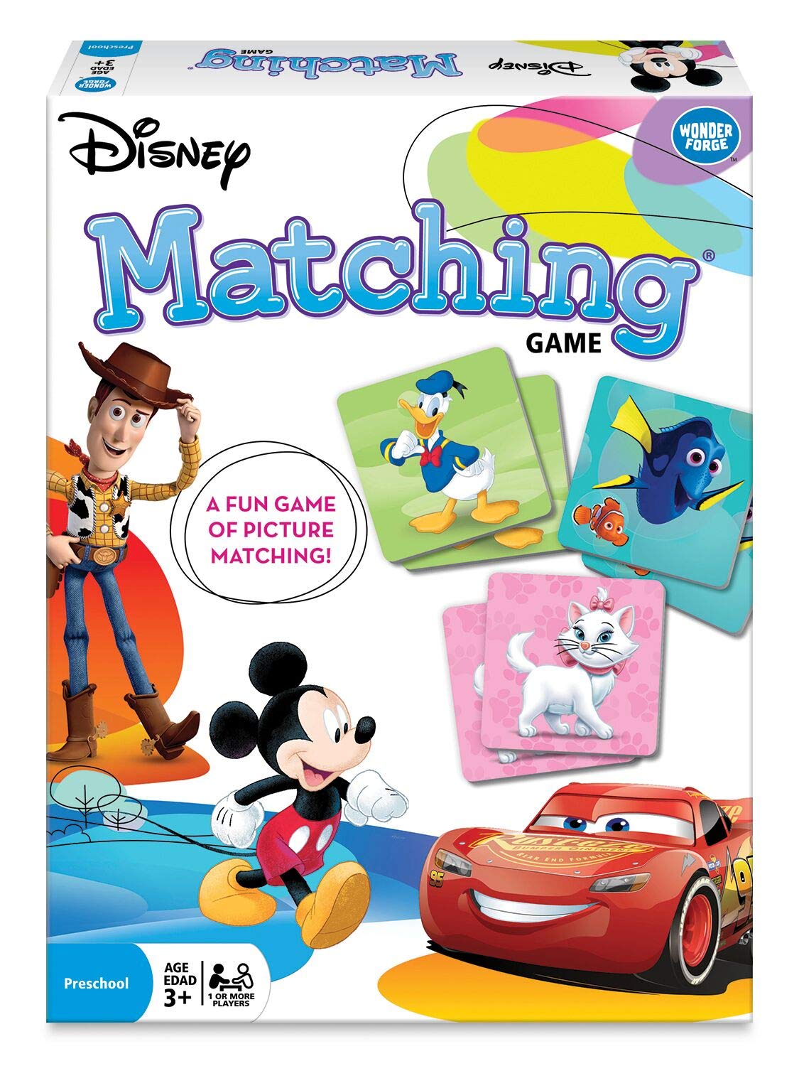 Wonder Forge Disney Classic Characters Matching Game for Boys & Girls Age 3 to 5 - A Fun & Fast Disney Memory Game