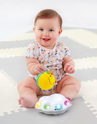 Skip Hop Developmental Learning Crawl Toy, Explore & More 3-Stage Follow-Me, Bee
