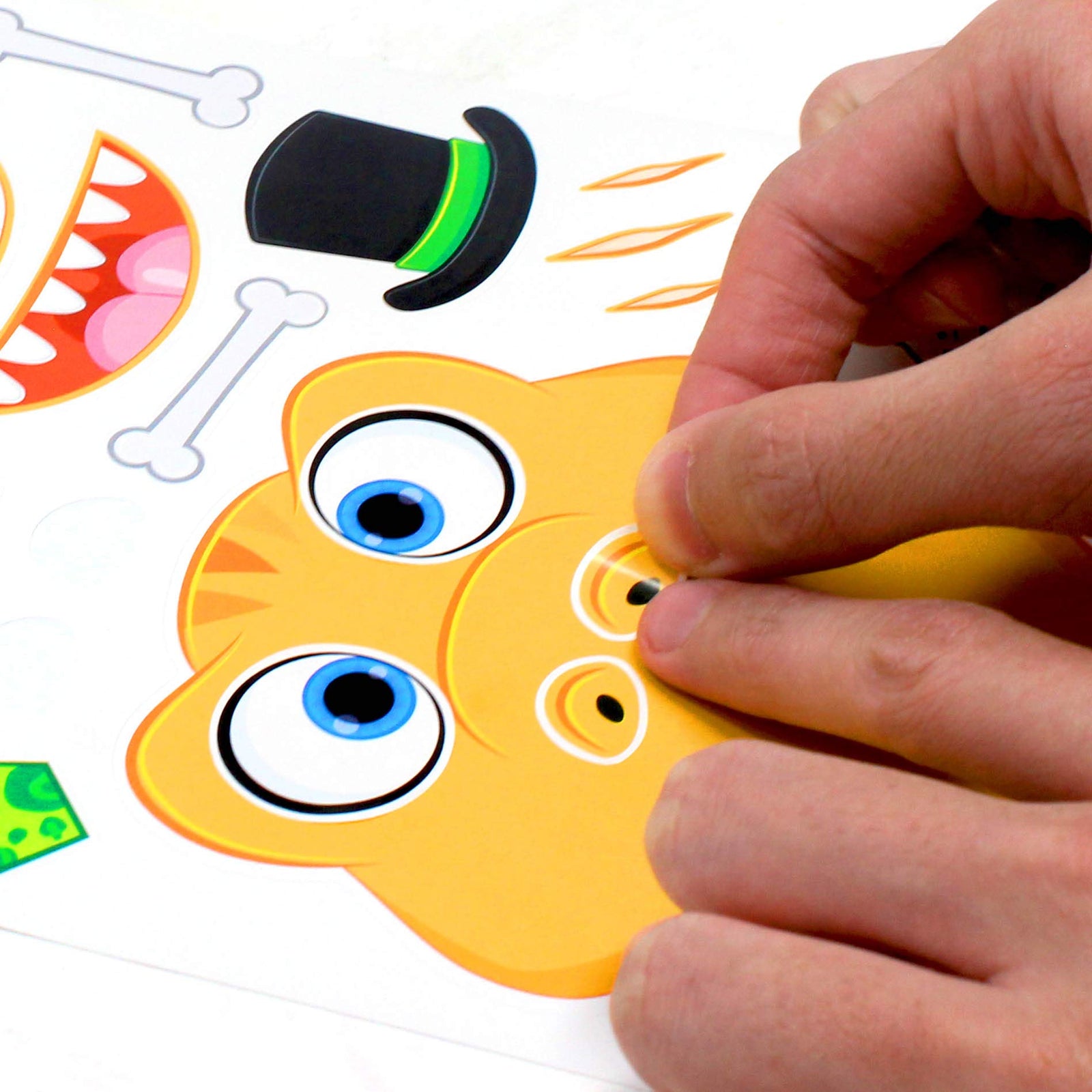 JOYIN 36 PCS Make-a-face Sticker Sheets Make Your Own Animal Mix and Match Sticker Sheets with Safaris, Sea and Fantasy Animals Kids Party Favor Supplies Craft