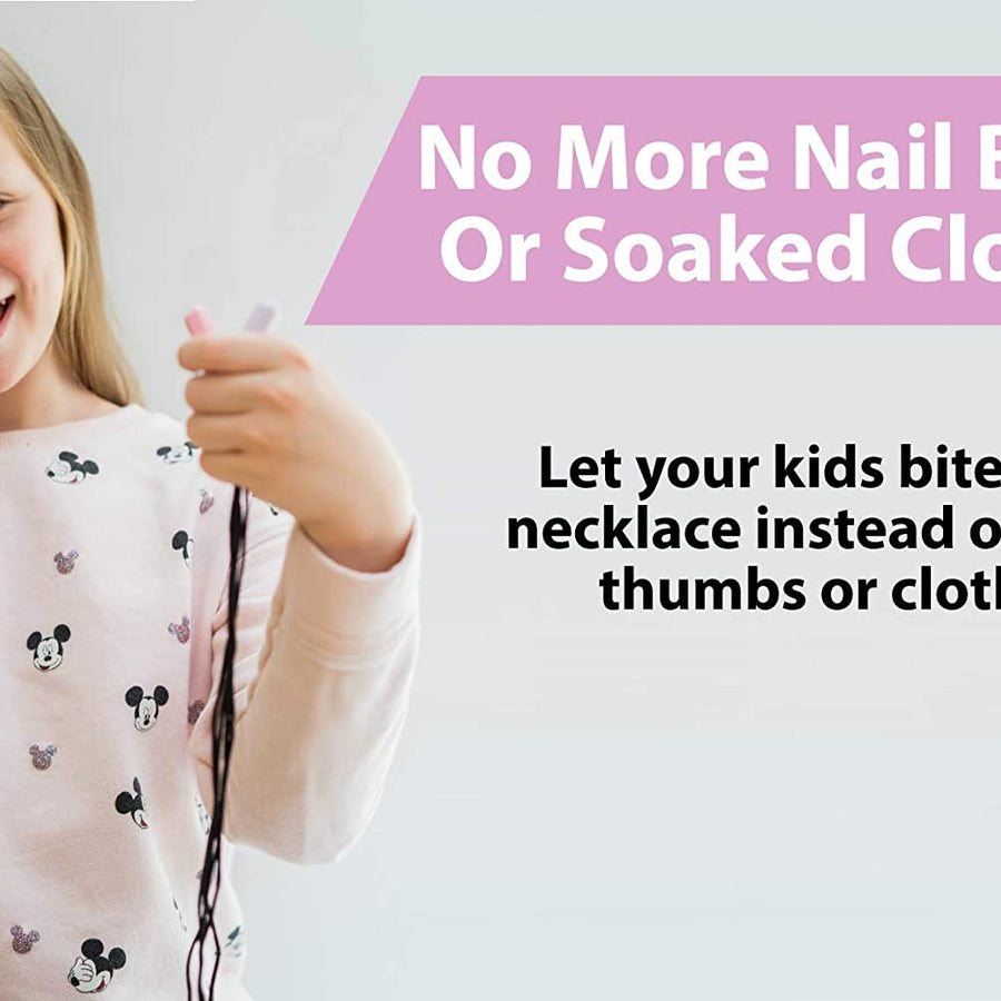 Tilcare Chew Chew Sensory Necklace – Best for Kids or Adults That Like Biting or Have Autism – Perfectly Textured Silicone Chewy Toys - Chewing Pendant for Boys & Girls - Chew Necklaces (3-Pack)