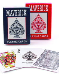 Maverick Standard Index Playing Cards, 1 CT (Colors May Vary)

