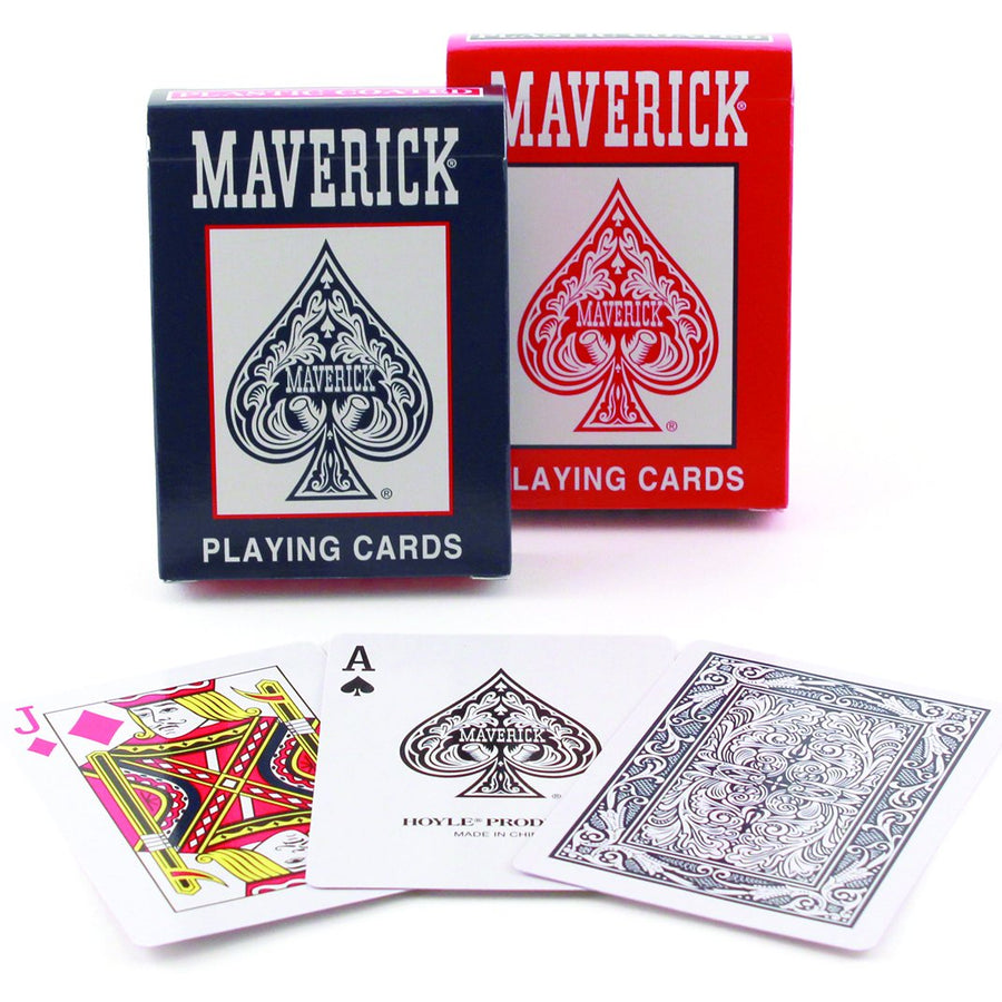 Maverick Standard Index Playing Cards, 1 CT (Colors May Vary)