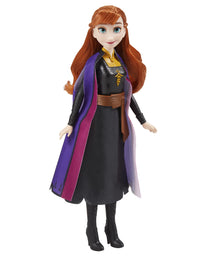 Disney Frozen 2 Frozen Shimmer Anna Fashion Doll, Skirt, Shoes, and Long Red Hair, Toy for Kids 3 Years Old and Up
