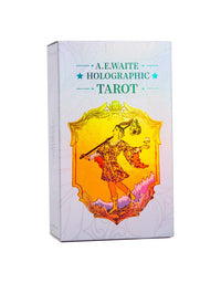 MagicSeer Rainbow Tarot Cards Decks, Tarot Card and Book Sets for Beginners, Holographic Tarot Deck
