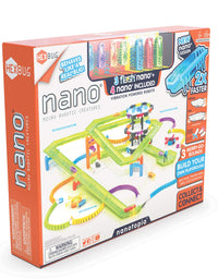 HEXBUG Flash Nano nanotopia - Colorful Sensory Playset for Kids - Build Your Own Playground - Over 130 Pieces and Batteries Included

