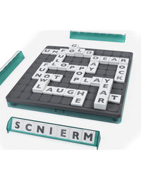 Upwords, Fun and Challenging Family Word Game with Stackable Letter Tiles, for Ages 8 and up
