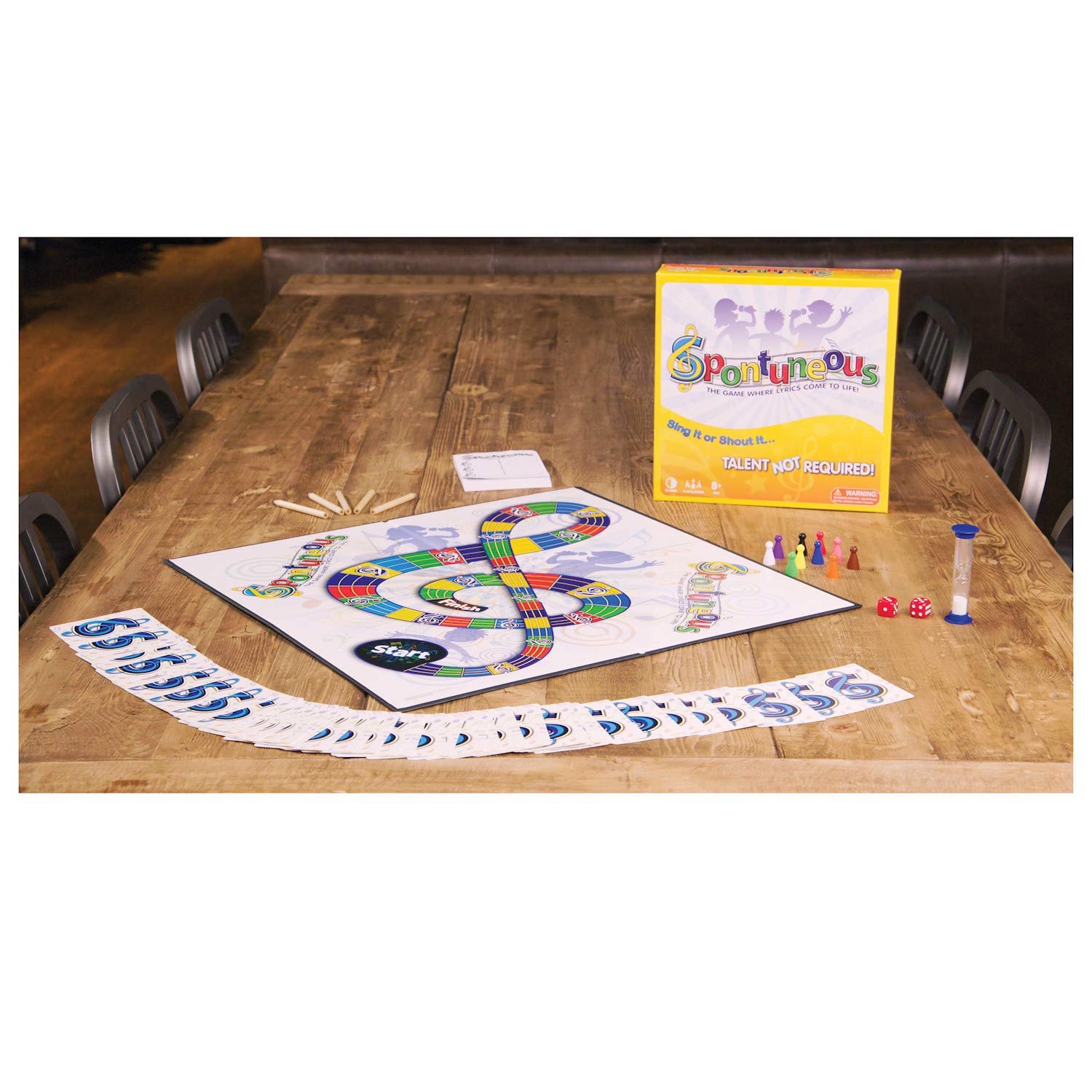 Spontuneous - The Song Game - Sing It or Shout It - Talent NOT Required - Family Party Board Game…