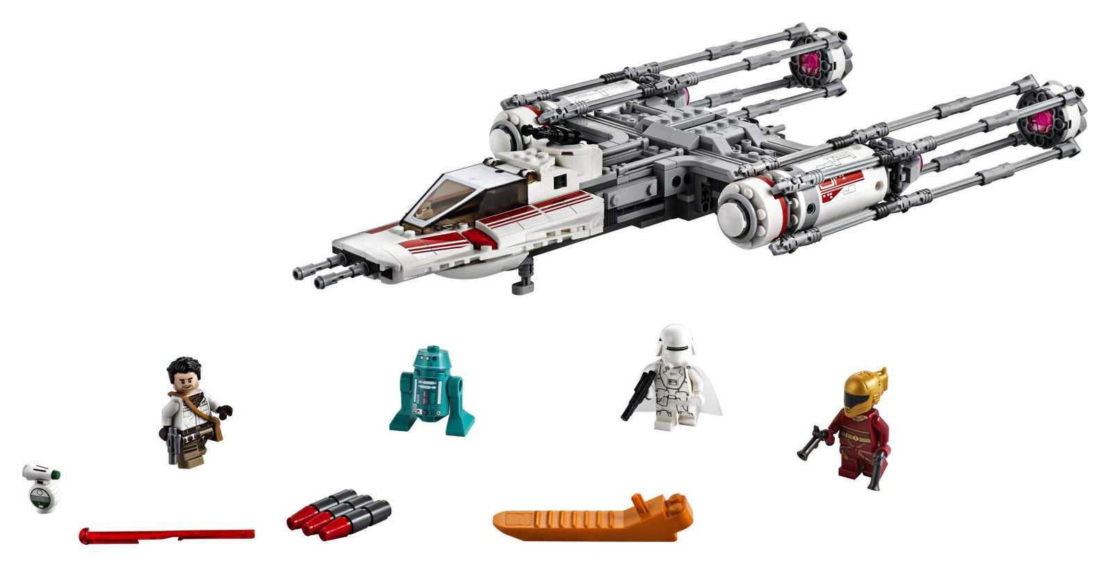 LEGO Star Wars: The Rise of Skywalker Resistance Y-Wing Starfighter 75249 New Advanced Collectible Starship Model Building Kit (578 Pieces)