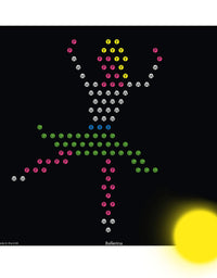 IllumiPeg Little Miss Refill templates for Basic Fun Lite Brite Ultimate Classic (10 Sheets, 7x8)
