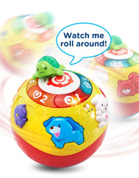 VTech Wiggle and Crawl Ball,Multicolor
