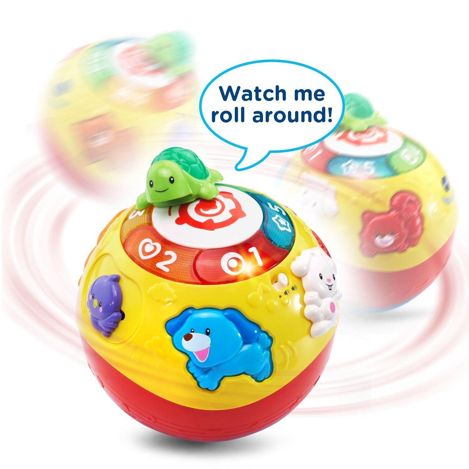 VTech Wiggle and Crawl Ball,Multicolor