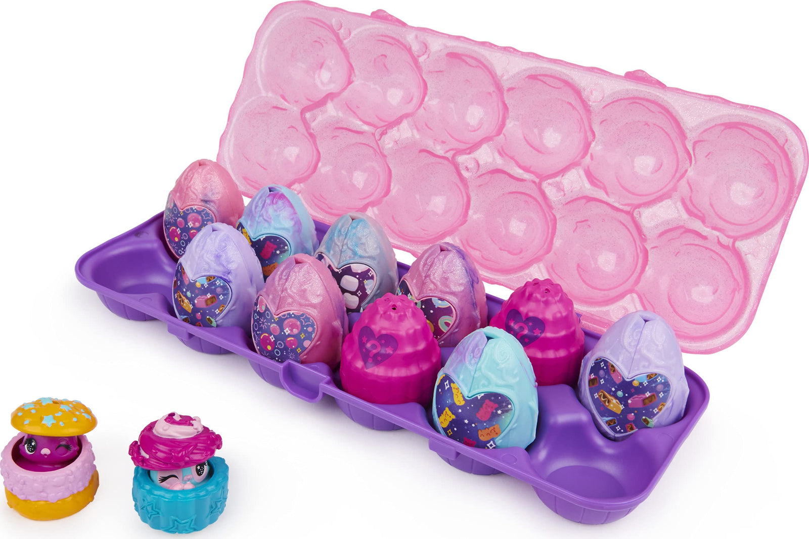 Hatchimals CollEGGtibles, Cosmic Candy Limited Edition Secret Snacks 12-Pack Egg Carton, Girl Toys, Girls Gifts for Ages 5 and up