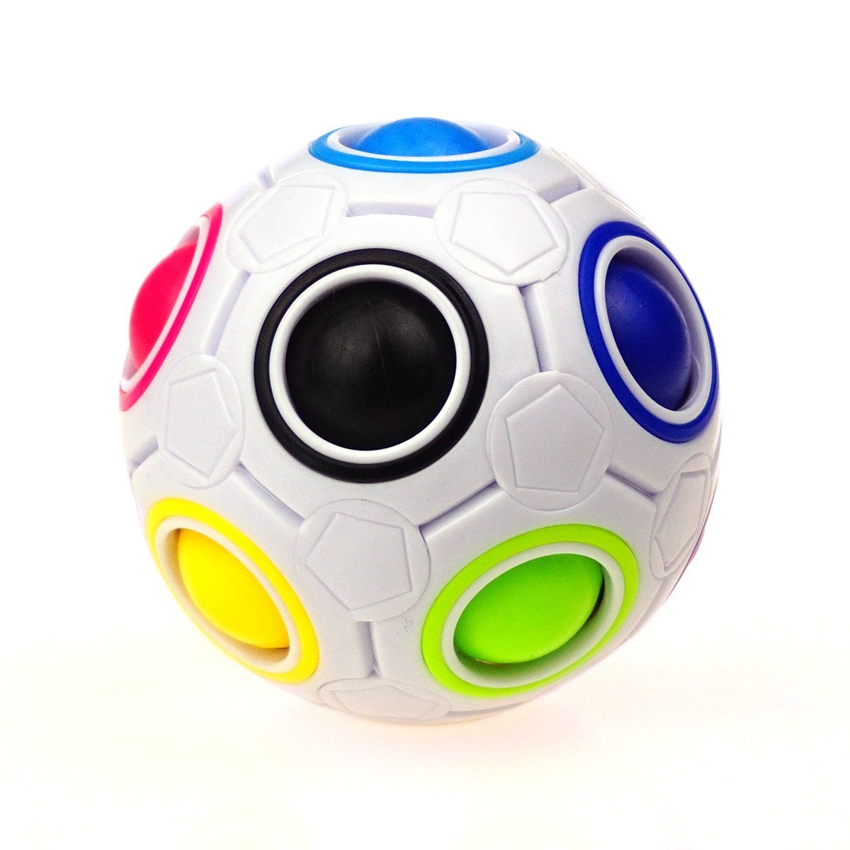 CuberSpeed Rainbow Ball Magic Cube Fidget Toy Puzzle Magic Rainbow Ball Puzzle Fun Fidget