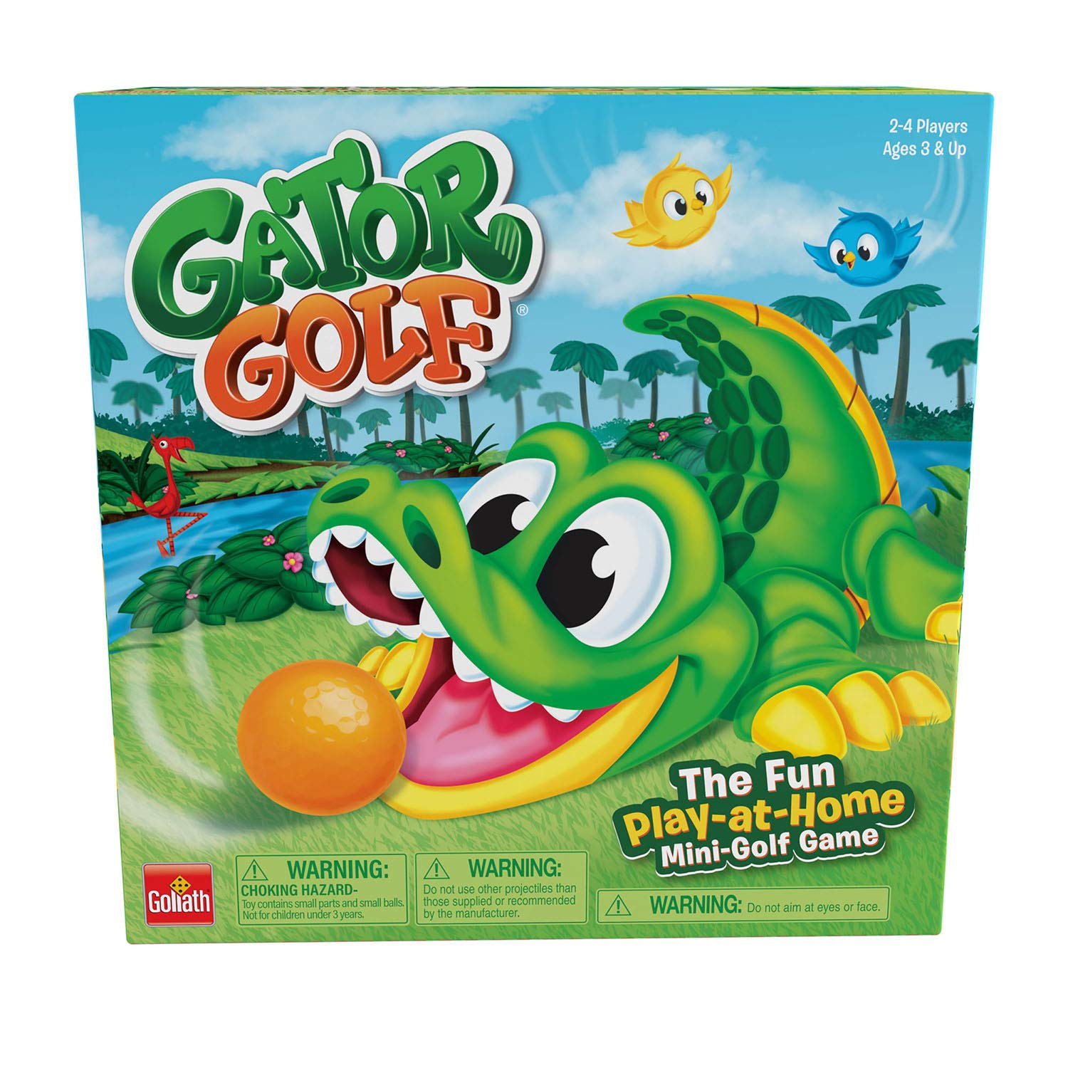 Gator Golf - Putt The Ball into The Gator's Mouth to Score Game by Goliath