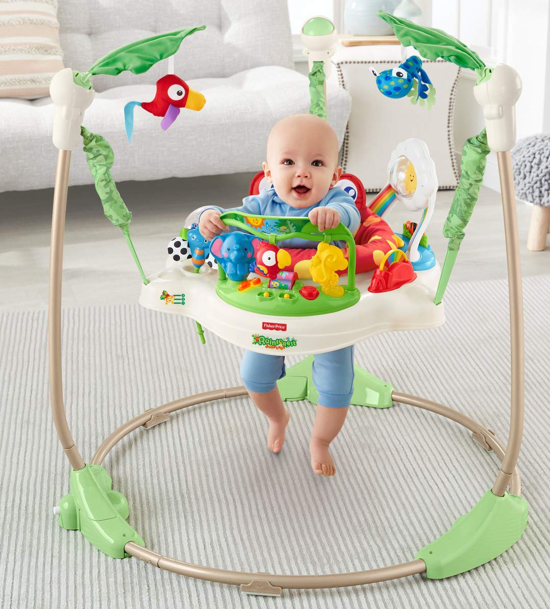 Fisher-Price Rainforest Jumperoo, 37x32x32 Inch (Pack of 1)