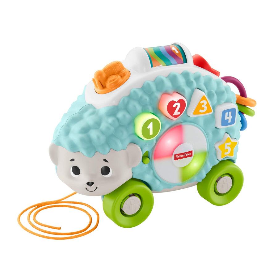 Fisher-Price Linkimals Happy Shapes Hedgehog - Interactive Educational Toy with Music and Lights for Baby Ages 9 Months & Up, Multi Color