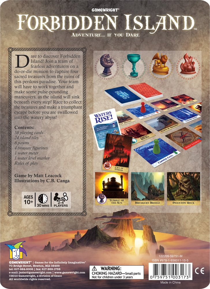 Forbidden Island – The Cooperative Strategy Survival Island Board Game