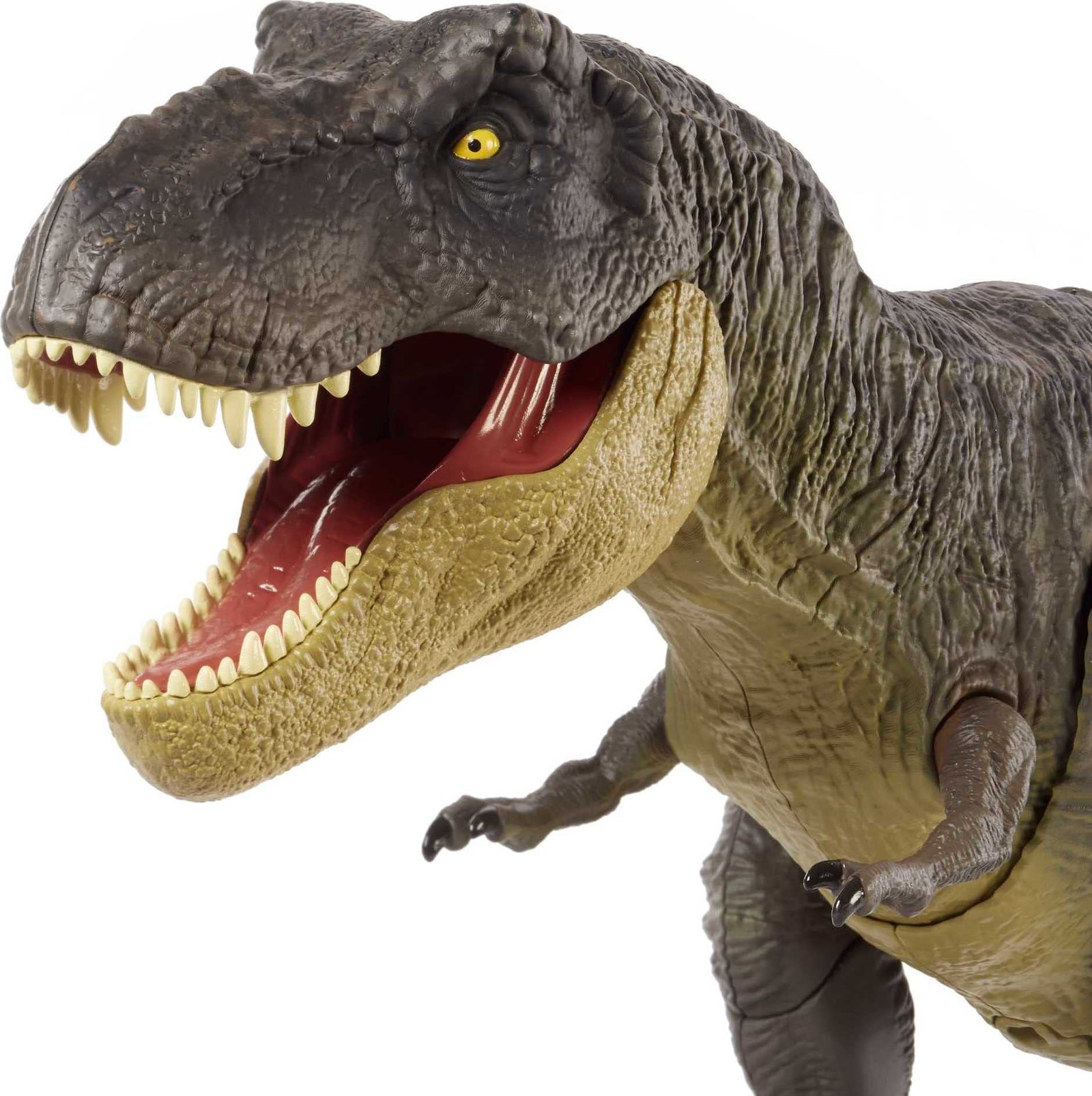 Jurassic World Stomp ‘N Escape Tyrannosaurus Rex Figure Camp Cretaceous Dinosaur Escape Toy with Stomping Movements, Movable Joints, Authentic Deco, Kids Gift Ages 4 Years & Up