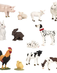Terra by Battat – Wooden Animal Barn – Toy Barn Farm Toys Playset for Kids 3+ (20 pc)

