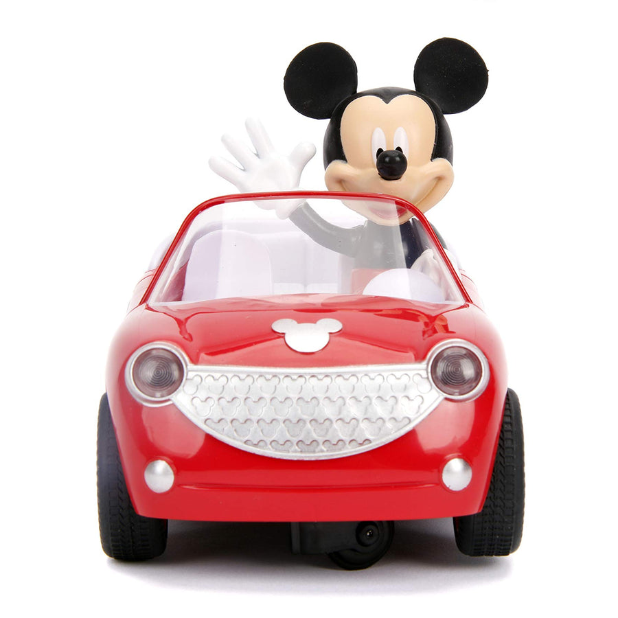 Jada Toys Disney Junior Mickey Mouse Clubhouse Roadster RC Car Red, 7"