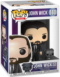 Funko Pop! Movies: John Wick - John in Black Suit with Dog Buddy
