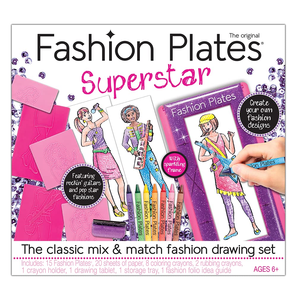 Kahootz Fashion Plates Superstar Deluxe Set , Pink