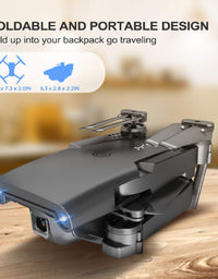 NEHEME NH525 Foldable Drones with 720P HD Camera for Adults, RC Quadcopter WiFi FPV Live Video, Altitude Hold, Headless Mode, One Key Take Off for Kids or Beginners with 2 Batteries
