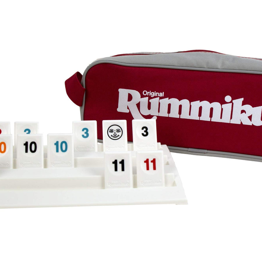 Rummikub - The Complete Original Game With Full-Size Racks and Tiles in a Durable Canvas Storage/Travel Case by Pressman - Amazon Exclusive