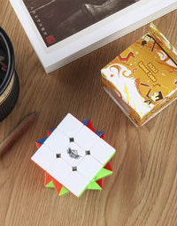 D-FantiX Cyclone Boys 3x3 Speed Cube Stickerless Magic Cube 3x3x3 Puzzles Toys (56mm)
