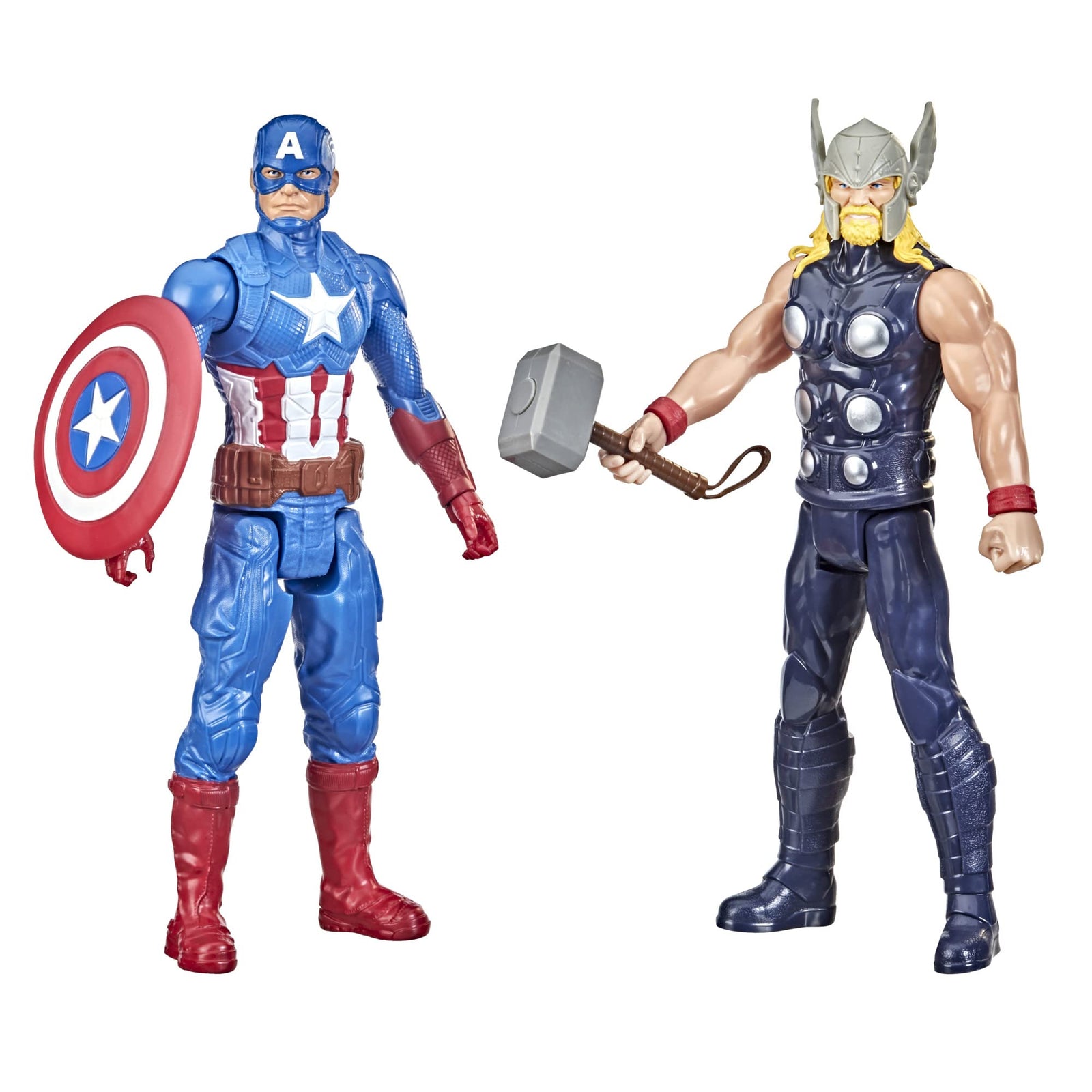 Marvel Titan Hero Series Action Figure Multipack, 6 Action Figures, 12-Inch Toys, Inspired Comics, for Kids Ages 4 and Up (Amazon Exclusive)