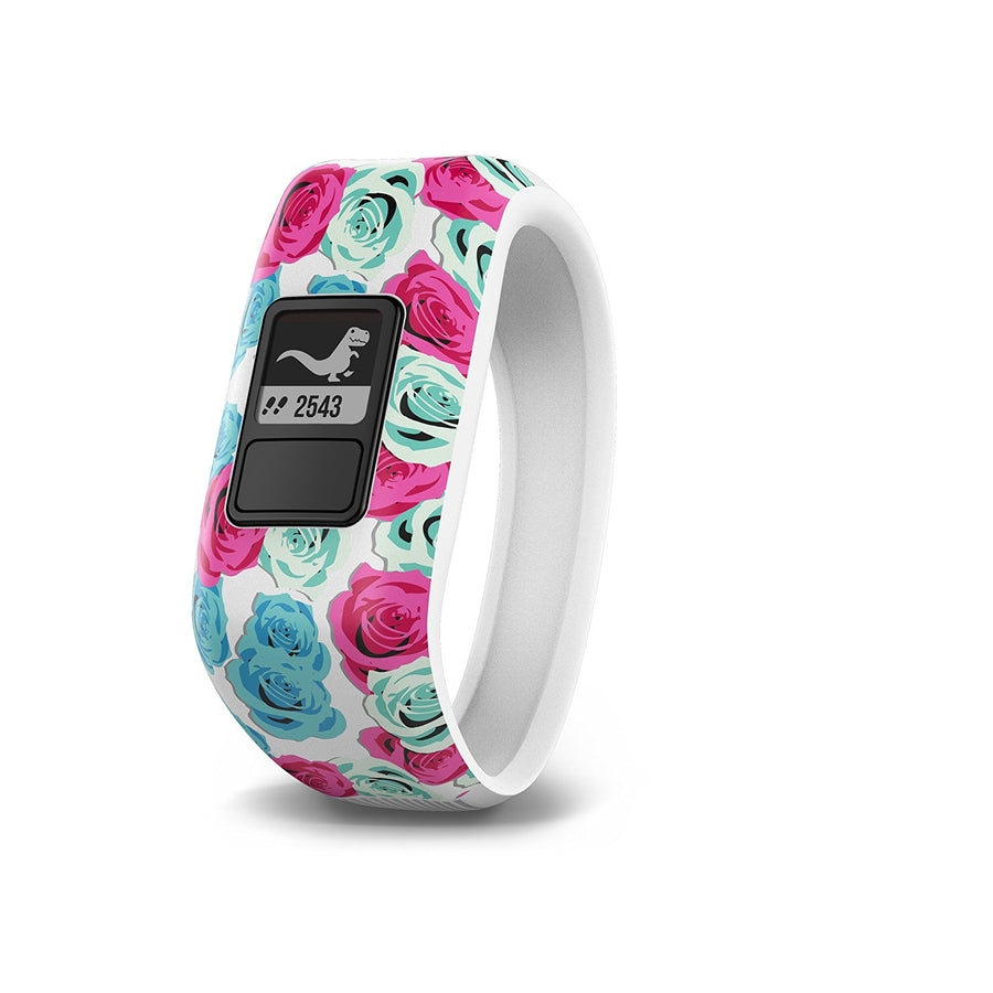 Garmin vivofit jr, Kids Fitness/Activity Tracker, 1-year Battery Life, Real Flower