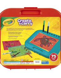 Crayola Create 'N Carry Art Set, 75 Pieces, Art Gift for Kids, Ages 5 & Up
