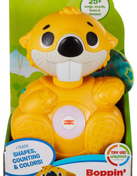 Fisher-Price Linkimals Boppin’ Beaver, Light-up Musical Activity Toy for Baby
