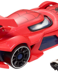Marvel Hot Wheels Spider-Man Web-Car Launcher [Amazon Exclusive]

