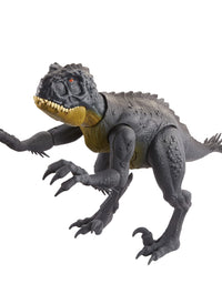 Jurassic World Toys Slash ‘N Battle Scorpios Rex Action & Sound Dinosaur Figure Camp Cretaceous with Movable Joints, Slashing & Tail Whip Motions & Roar Sound, Kids Gift Ages 4 Years & Up

