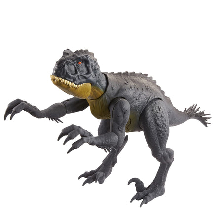 Jurassic World Toys Slash ‘N Battle Scorpios Rex Action & Sound Dinosaur Figure Camp Cretaceous with Movable Joints, Slashing & Tail Whip Motions & Roar Sound, Kids Gift Ages 4 Years & Up