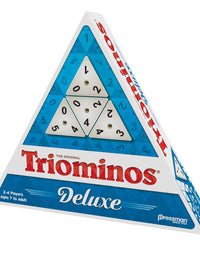 Pressman Tri-Ominos - Deluxe Edition Triangular Tiles with Brass Spinners
