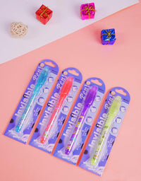 Invisible Ink Pen 24Pcs Spy Pen with UV Light Magic Marker Kid Pens for Secret Message and Birthday Party,Writing Secret Message for Easter Day Halloween Christmas Party Bag Gift
