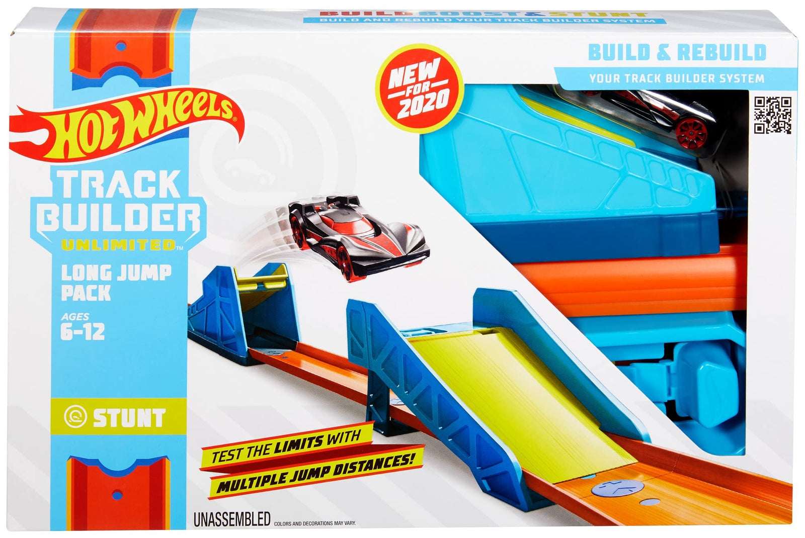 Hot Wheels Track Builder Pack Unlimited Premium Curve Parts Connecting Sets Ages 4 and Older