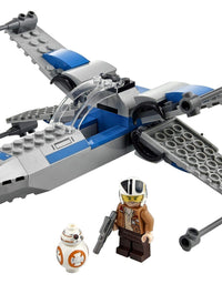 LEGO Star Wars Resistance X-Wing 75297 Building Kit; Awesome Starfighter Building Toy for Kids Aged 4 and Up, Featuring Poe Dameron and BB-8; New 2021 (60 Pieces)
