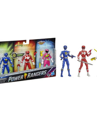 Power Rangers Beast Morphers Special Episode 3-Pack Action Figure Toys Dino Thunder Blue Ranger, Mighty Morphin Red Ranger, Dino Charge Pink Ranger (Amazon Exclusive)
