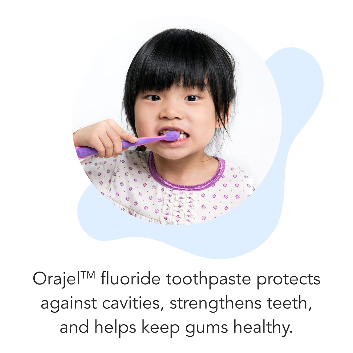 Orajel Kids Paw Patrol Anti-Cavity Fluoride Toothpaste, Natural Fruity Bubble Flavor, 4.2oz Tube