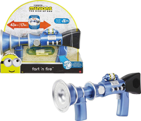 Minions: Fart 'n Fire Super-Size Blaster with 20 Plus Fart Sounds and Realistic Far Mist, Makes a Great Gift for Kids Ages 4 Years and Older